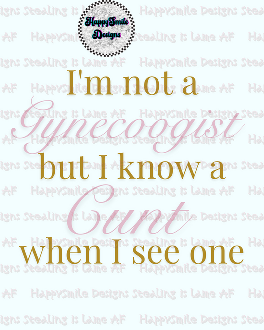 I'm no Gyno PNG