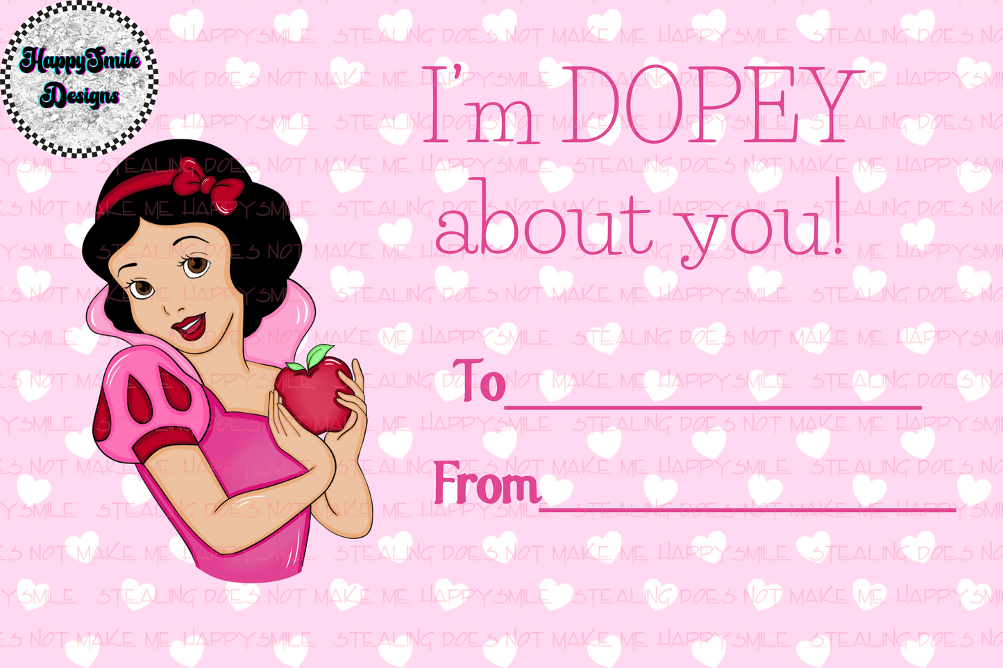 Snow White Valentine's Cards
