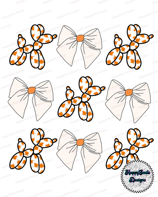 Fall Balloon Coquette PNG