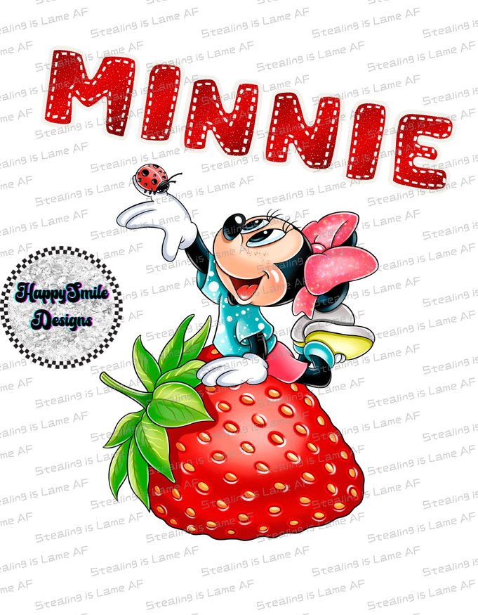 StrawMinnie PNG