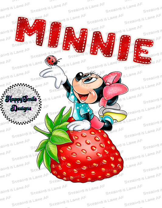 StrawMinnie PNG