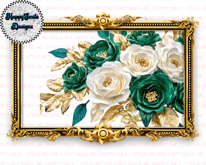 Framed in Gold PNG