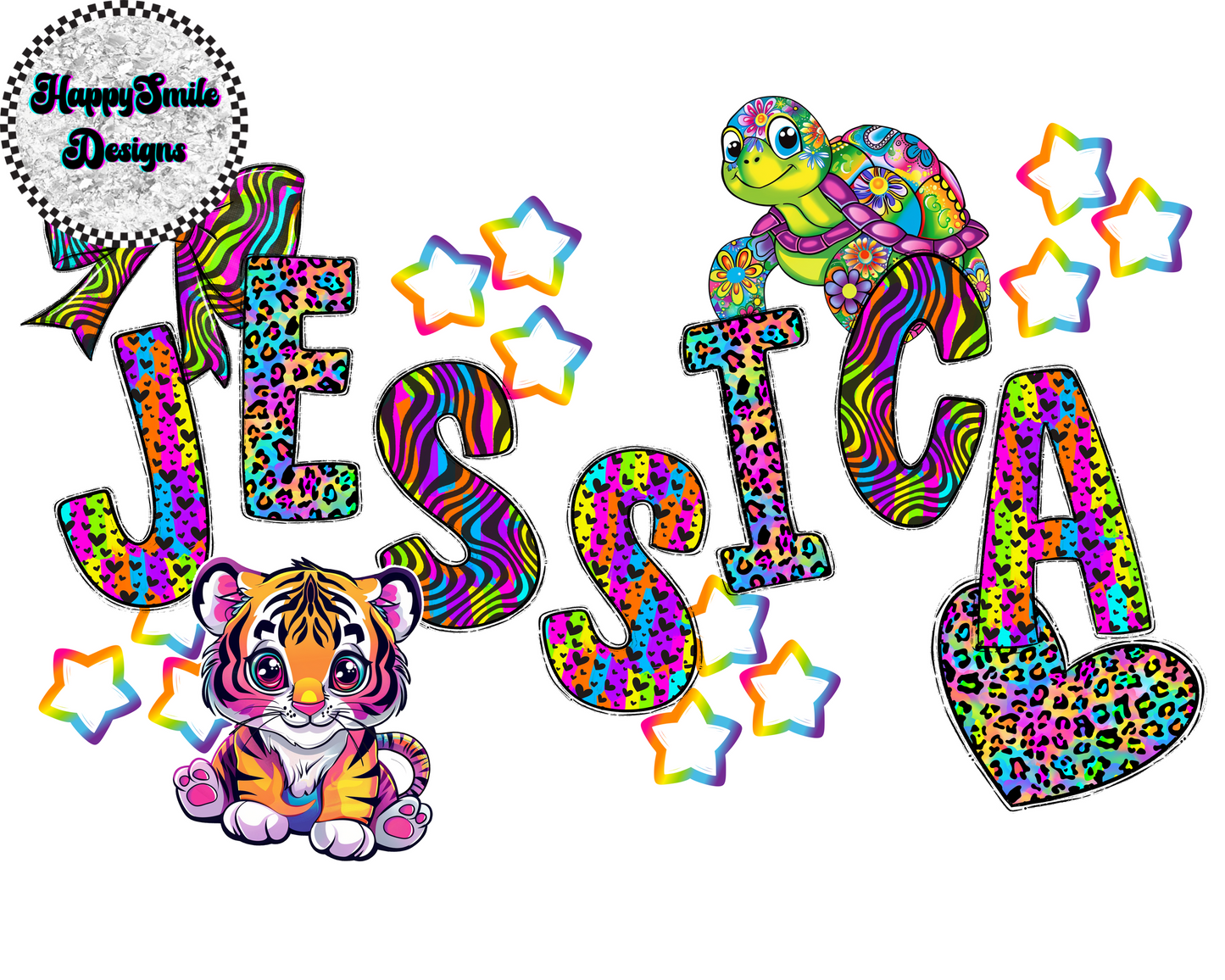 Customizable Lisa Frank Name PNGS
