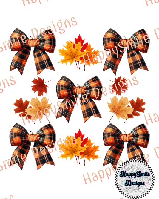 Autumn Bows PNG