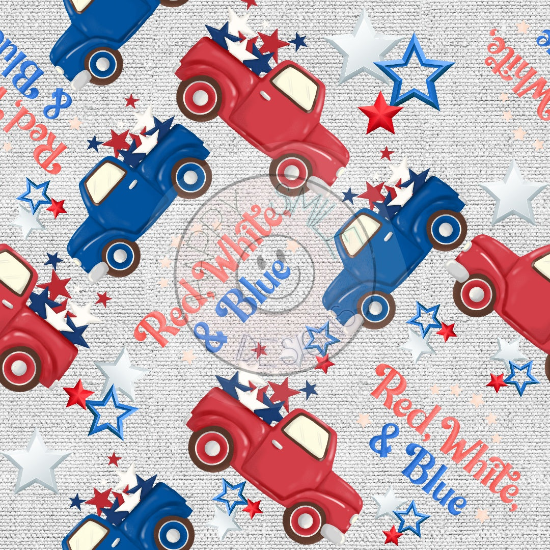 Red Truck and Blue