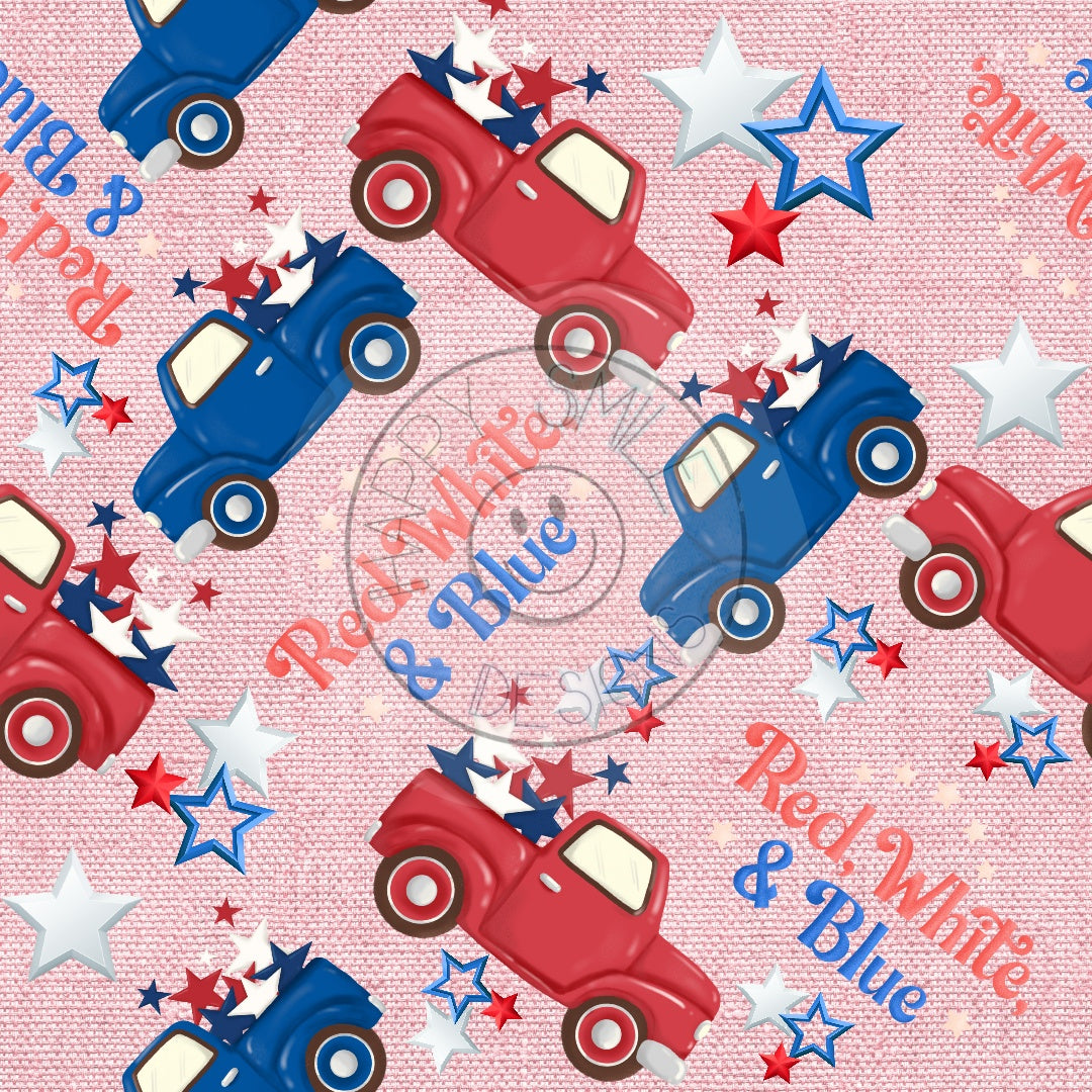 Red Truck and Blue