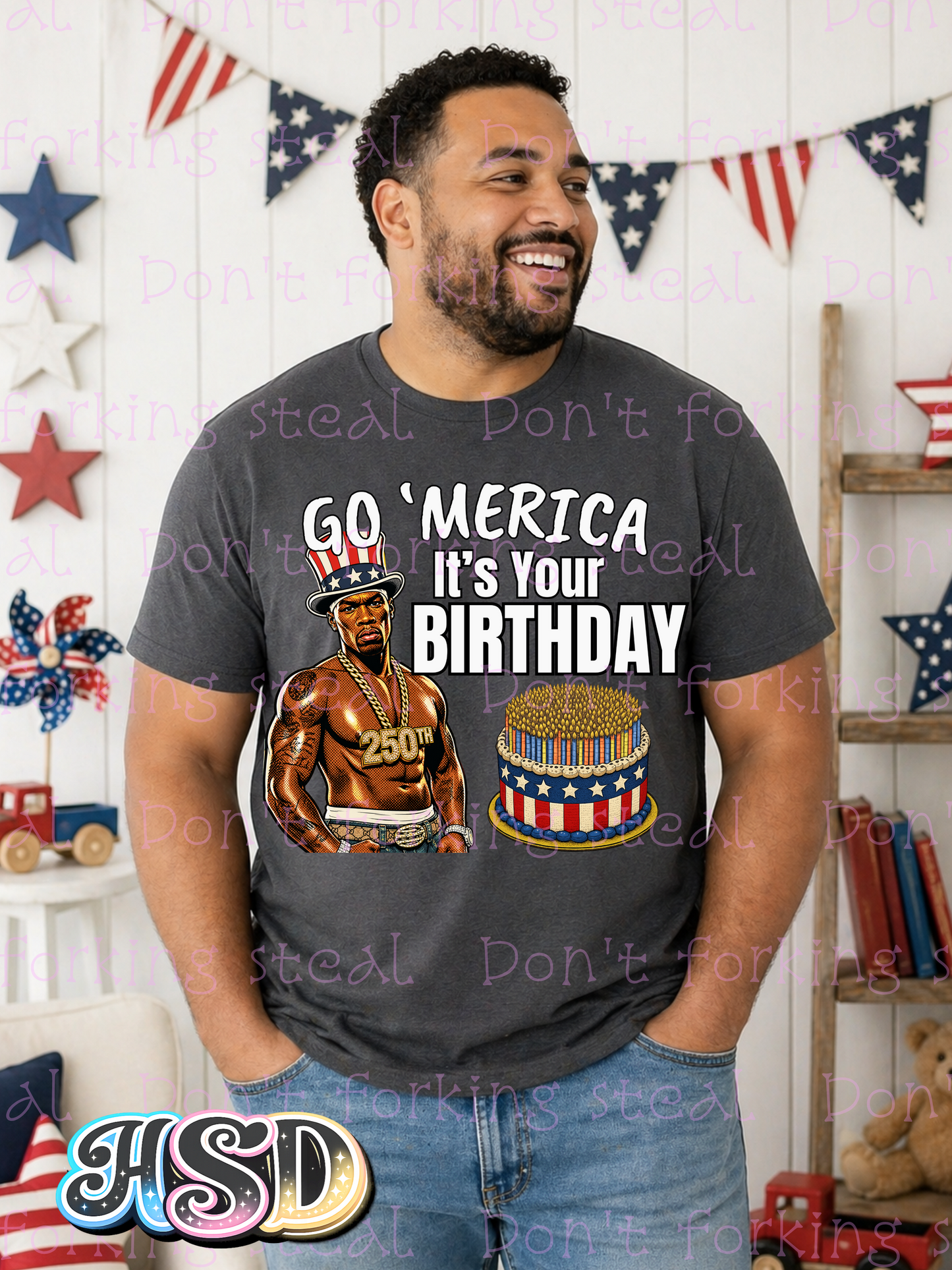 Go Merica, It's your birthday PNG