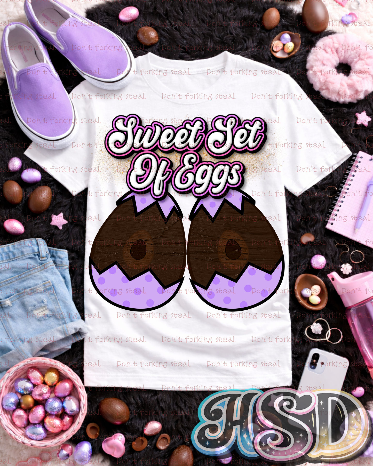 Sweet Set of Eggs PNG