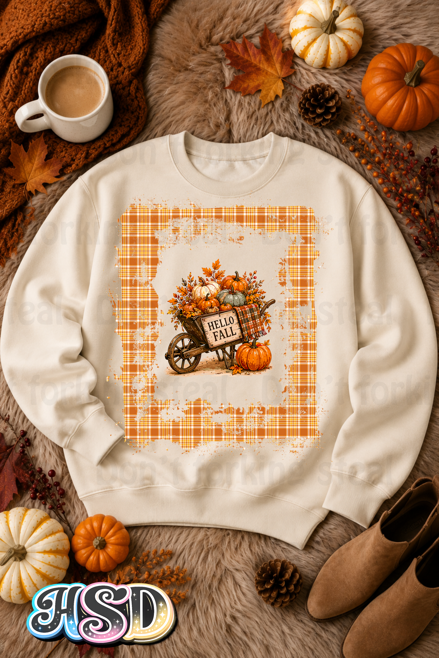 Hello Fall PNG