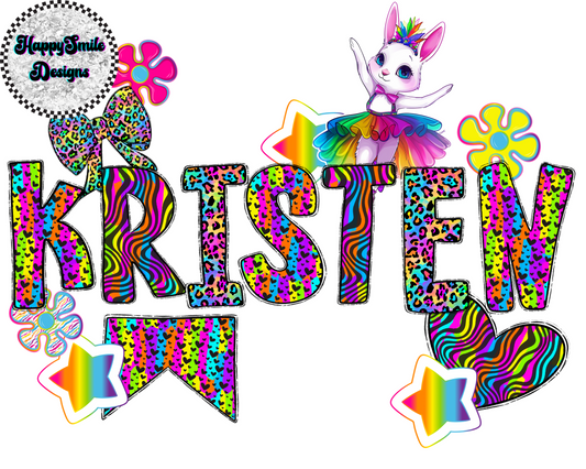 Customizable Lisa Frank Name PNGS