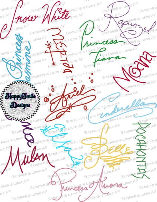 Signatures PNG