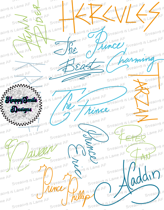 Signatures PNG