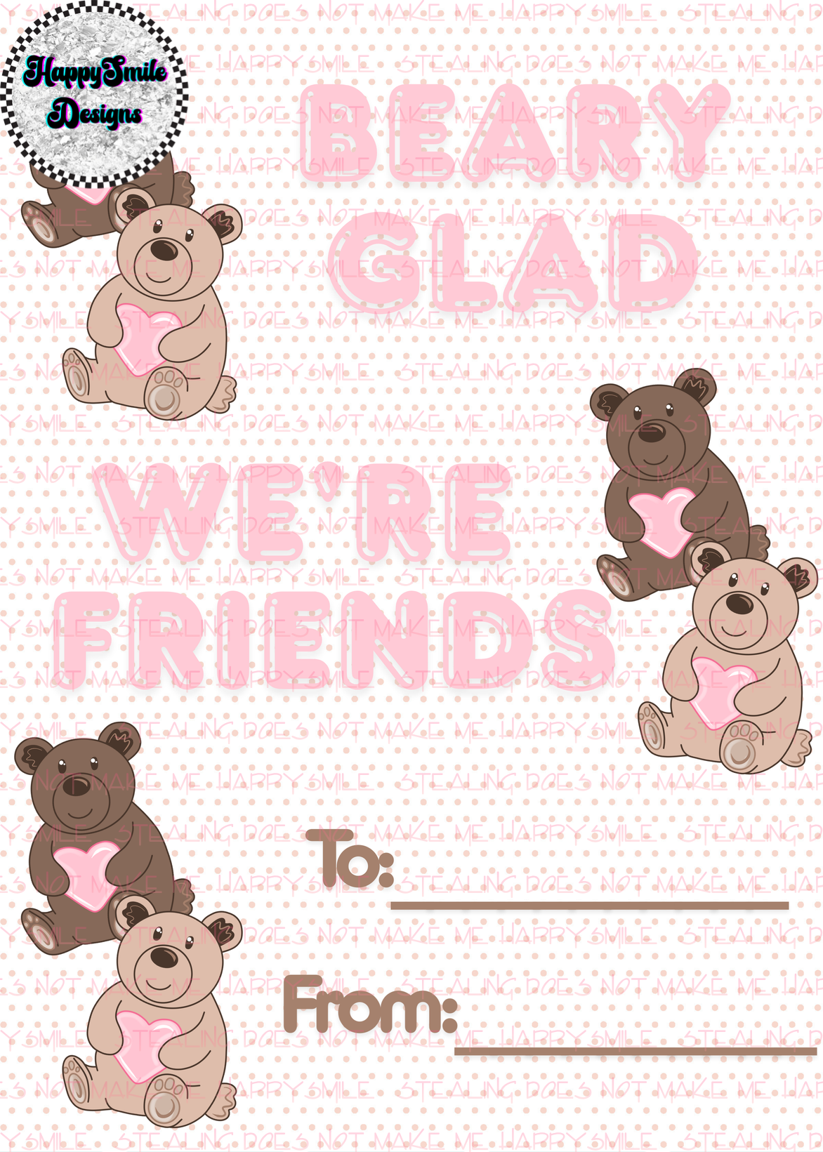 Bear Valentine's Cards