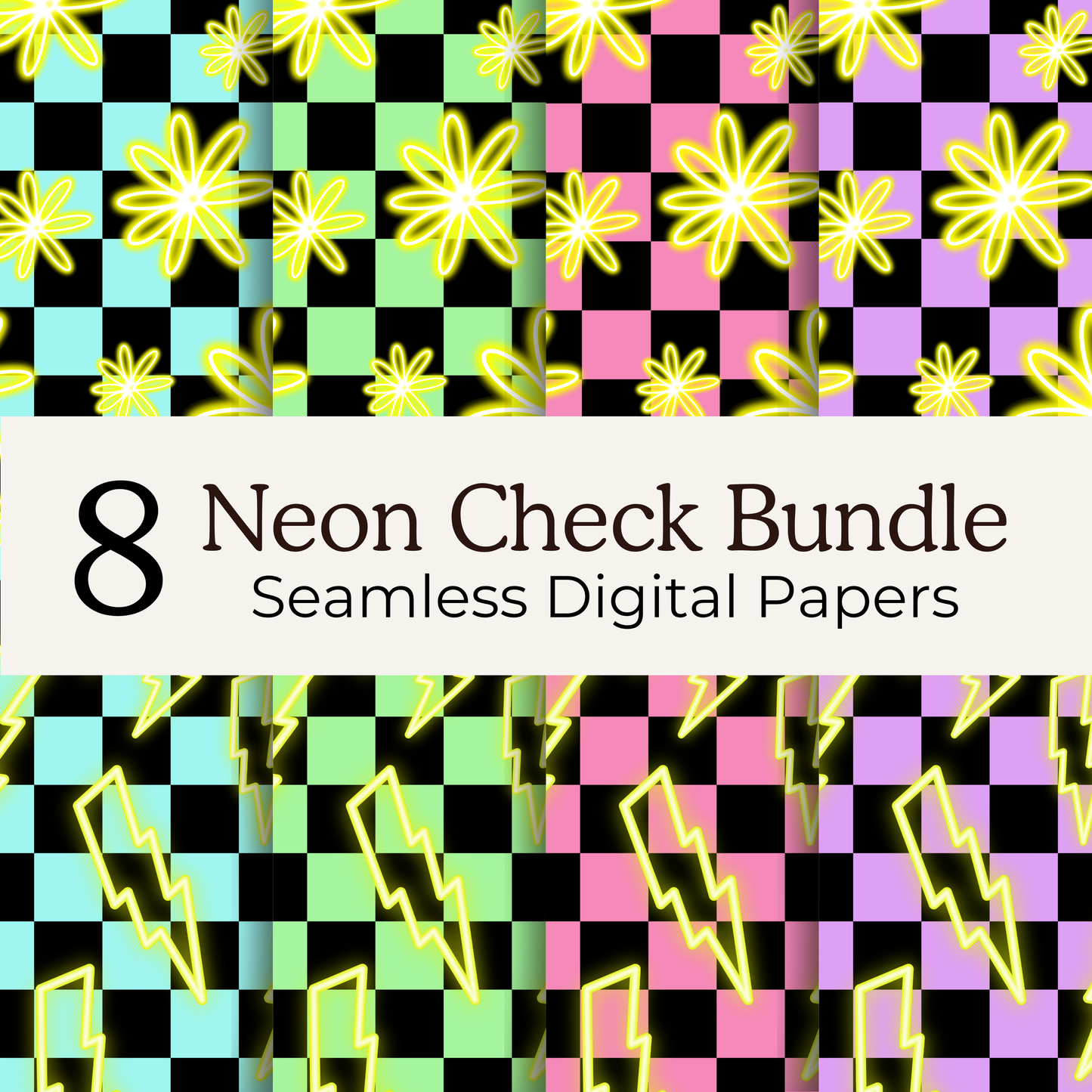 Neon Checks (Variants)