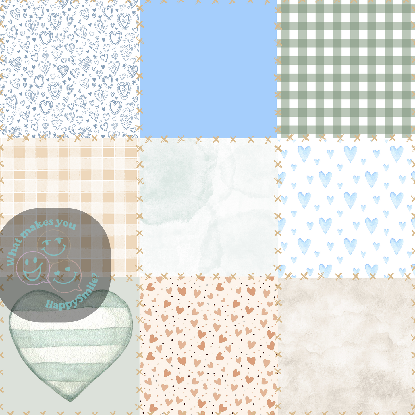 Matching Valentine Patchwork