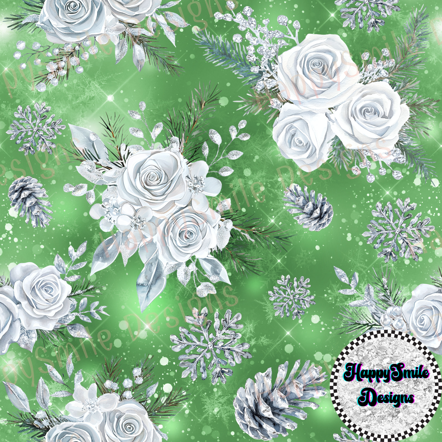 Frostflower and Snowflakes (Variants)
