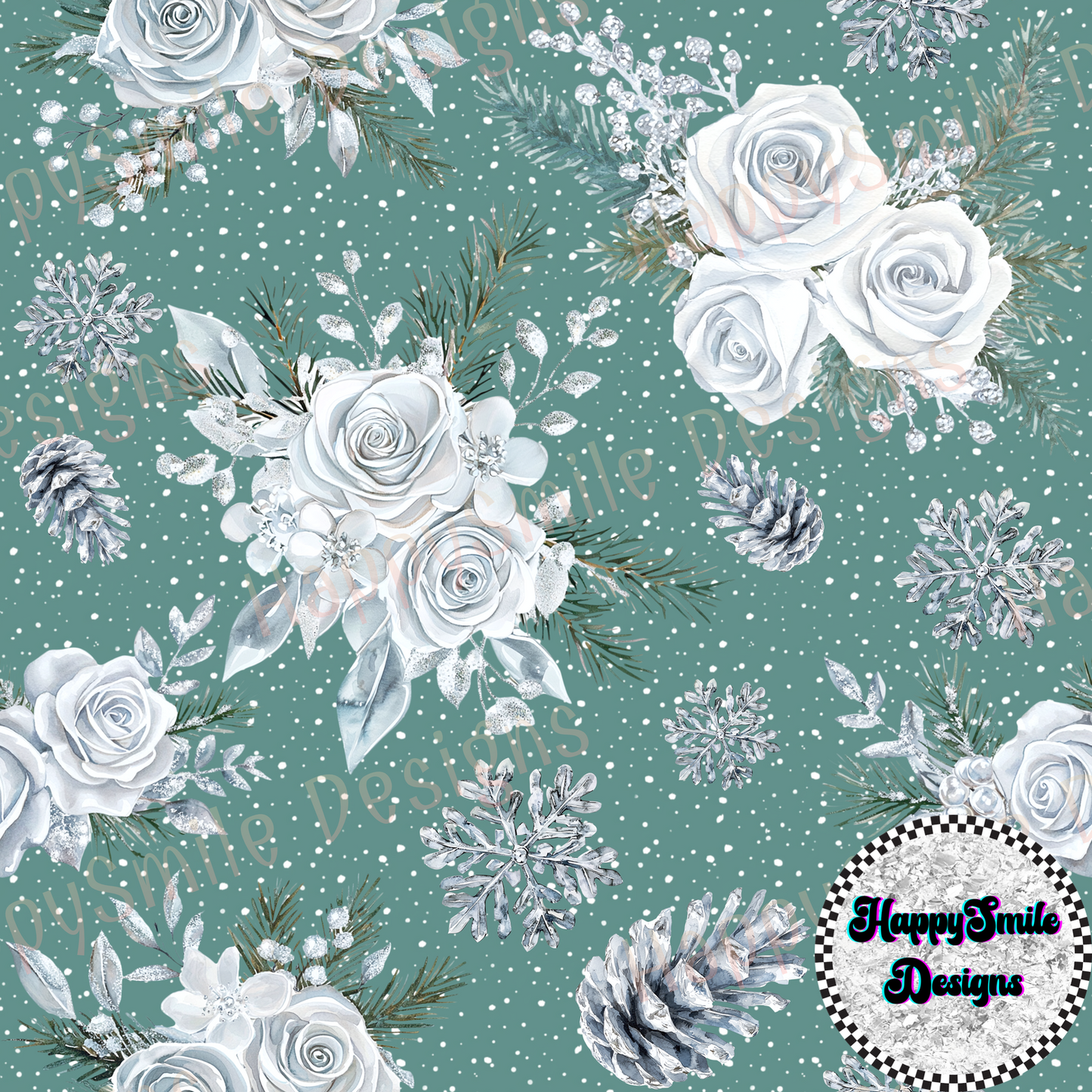 Frostflower and Snowflakes (Variants)