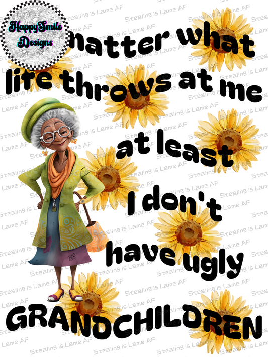 No Ugly Sunflowers PNG (Variants)