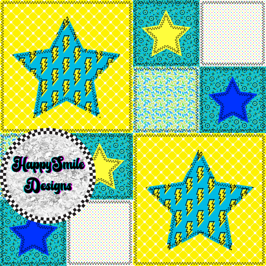 Neon Patchwork (Variants)