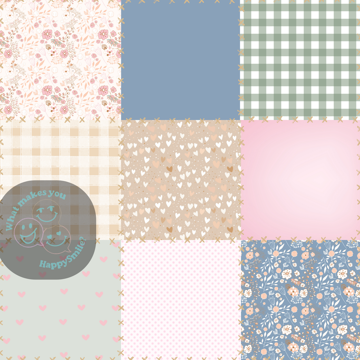 Matching Valentine Patchwork