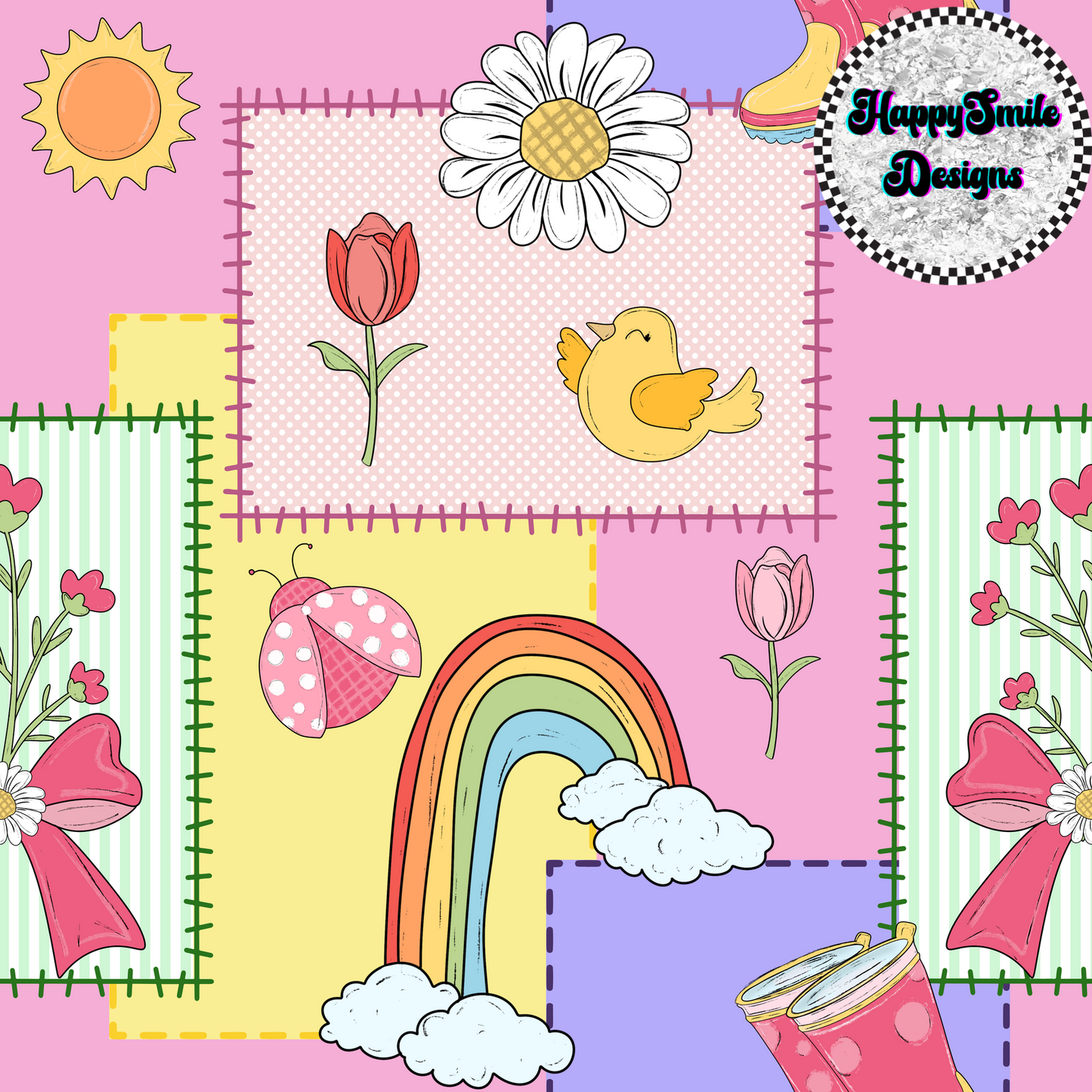 Matching Spring Patchwork