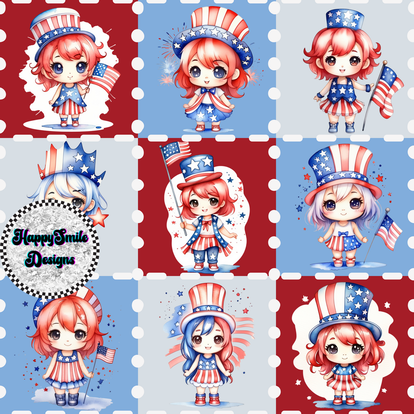 Red White and Cute