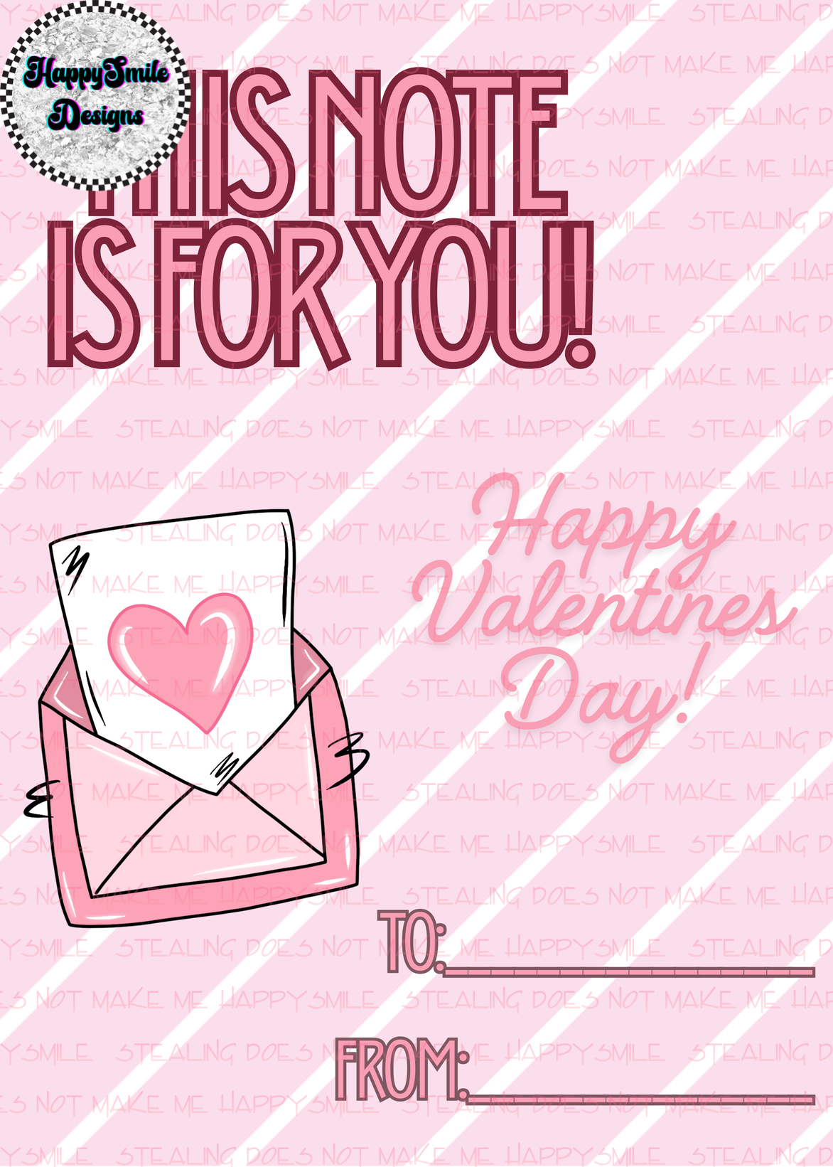 Letter Valentine's Cards