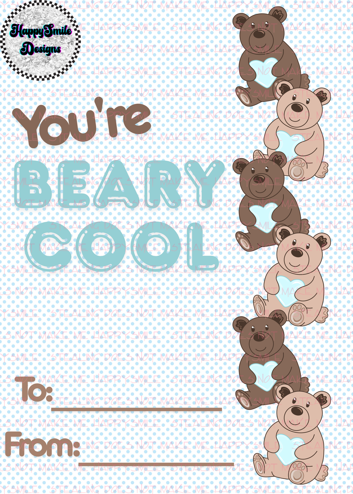 Bear Valentine's Cards