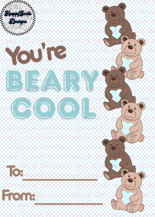 Bear Valentine's Cards