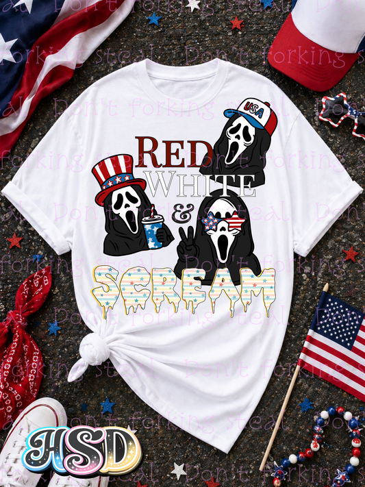 Red White & Scream PNG