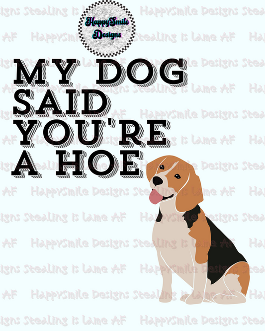 My dog said PNG