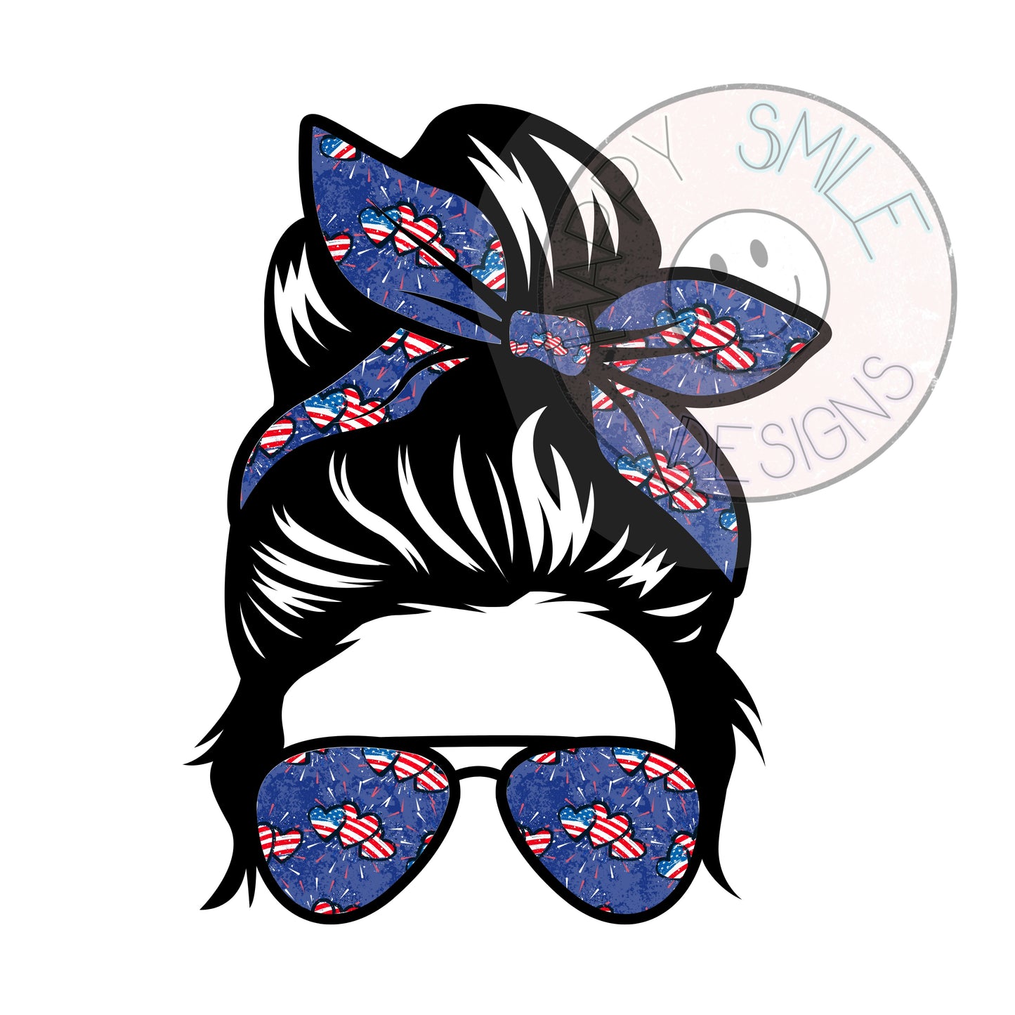 RWB mama bun