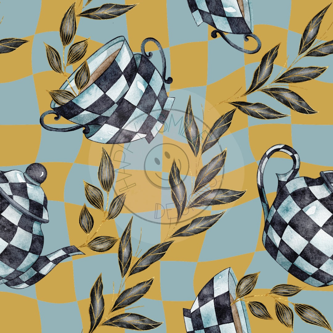 Checkered Tea – HappySmile Designs