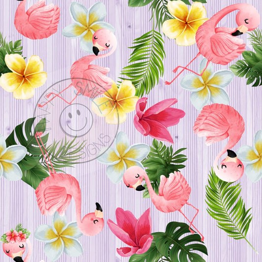 Floral Flamingo