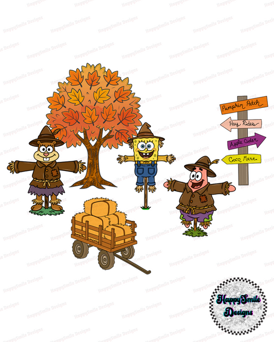 Sponge Bob Straw Pants PNG
