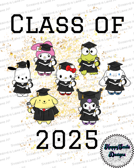 Sanrio Graduates PNGs (Variants)