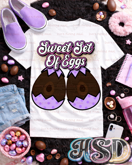 Sweet Set of Eggs PNG