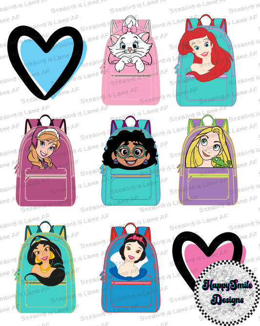 Magical Backpacks PNG