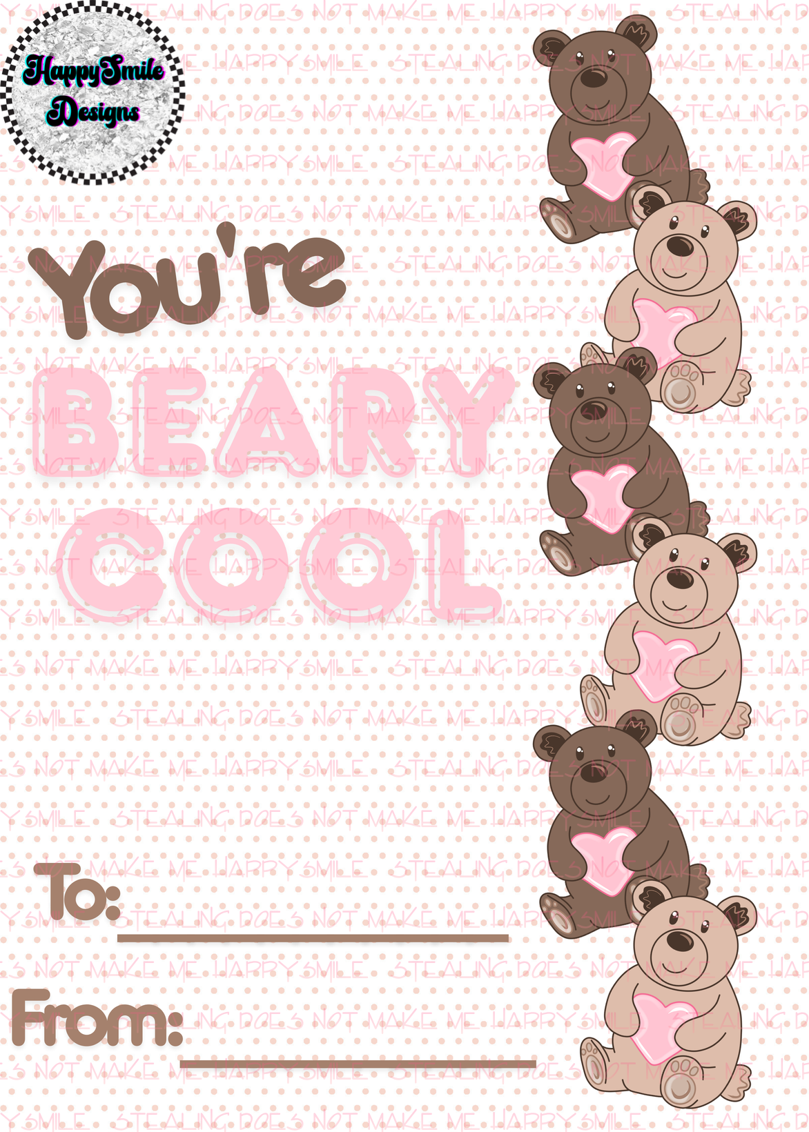 Bear Valentine's Cards