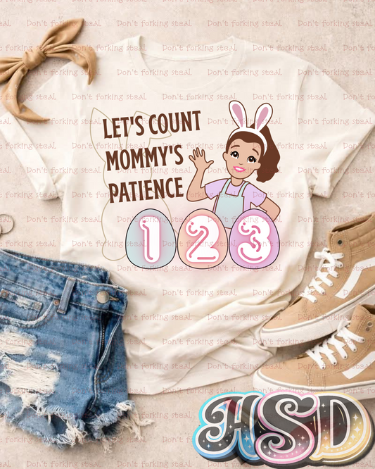 Let's Count Mommy's Patience PNG