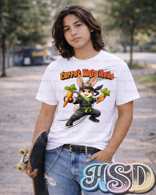 Carrot Ninja Mode PNG