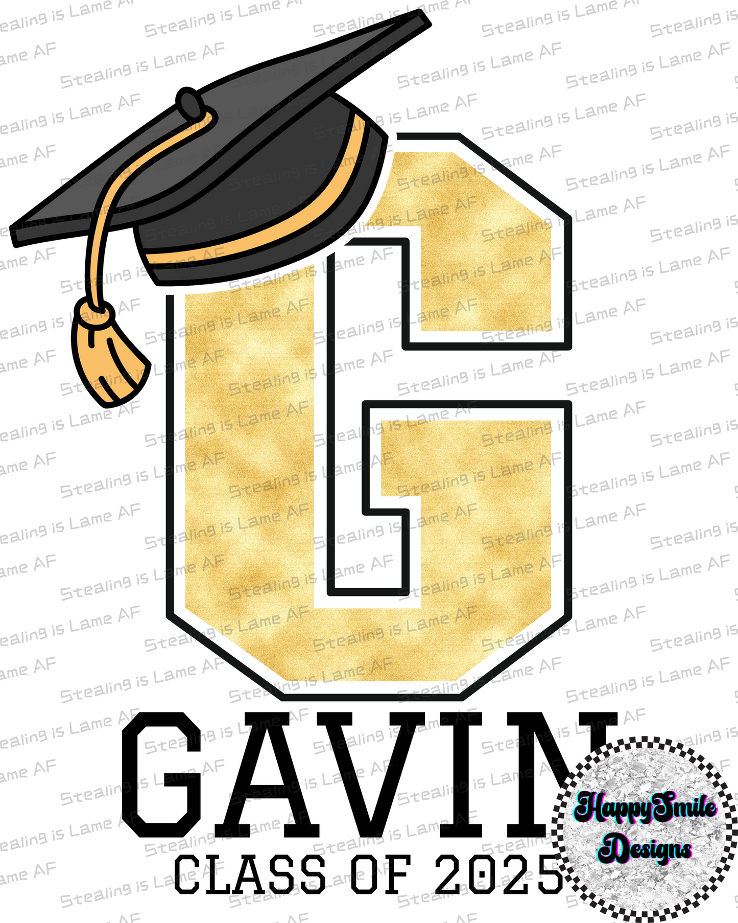 Customizable Graduation Name PNGs