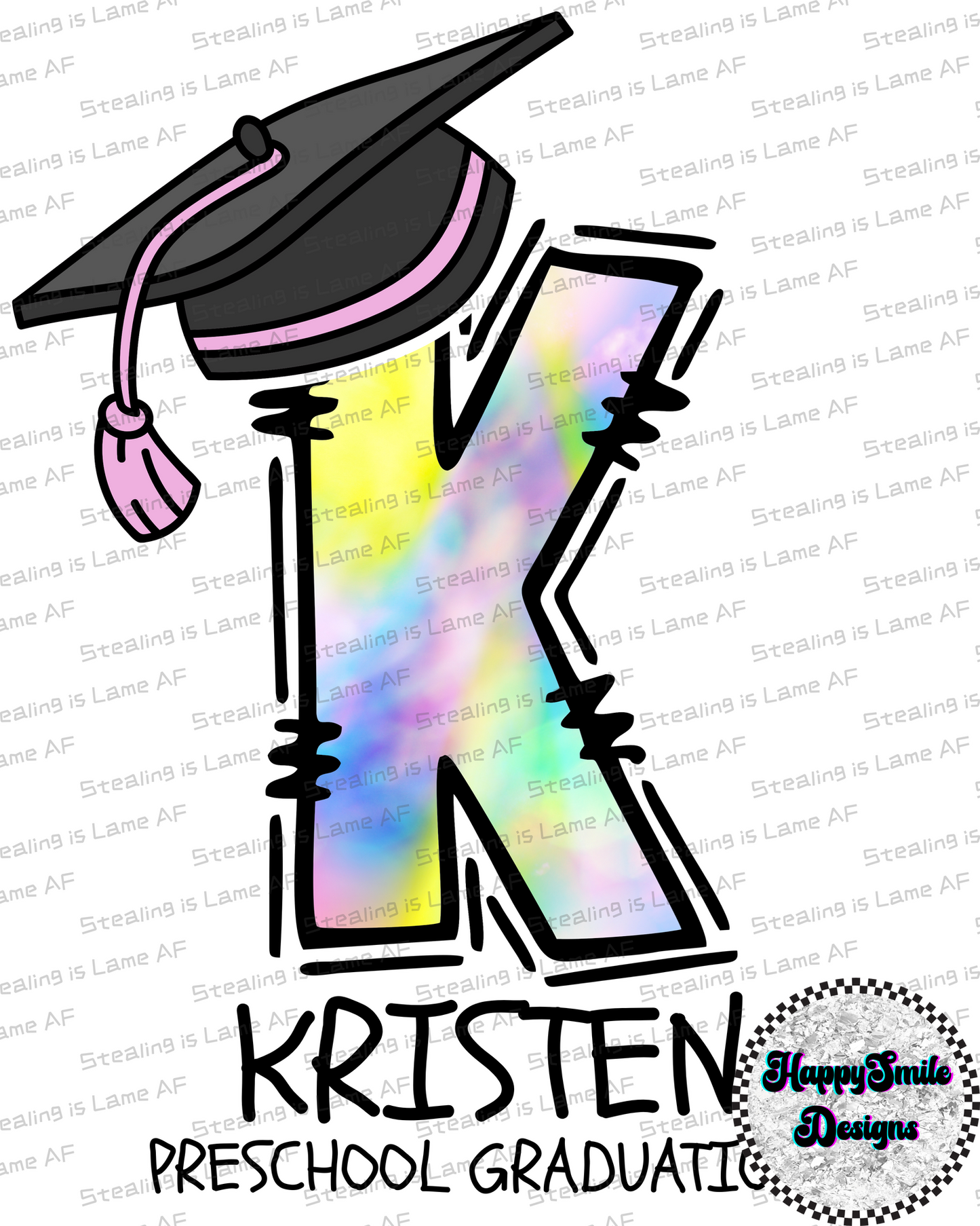 Customizable Graduation Name PNGs