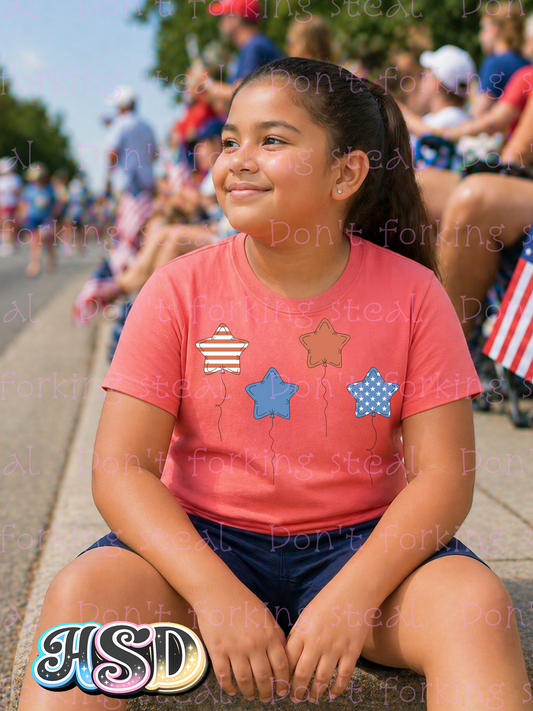 Parade Day Stars PNG