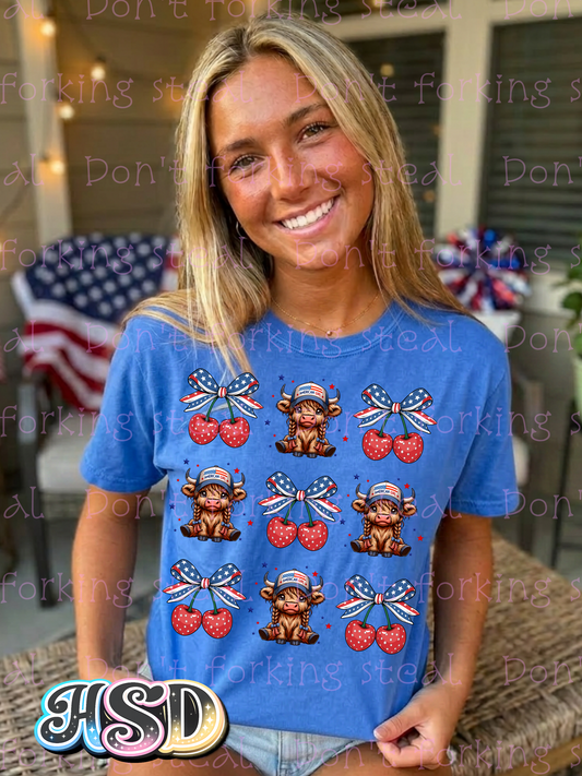 Sweet & Spangled Moo Crew PNG