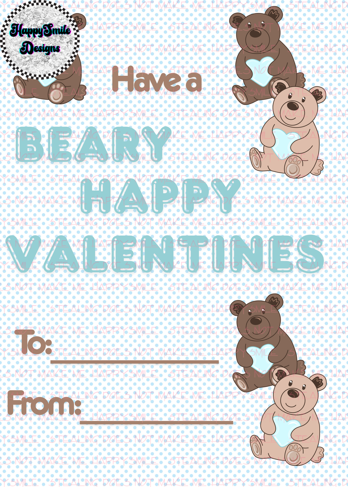 Bear Valentine's Cards