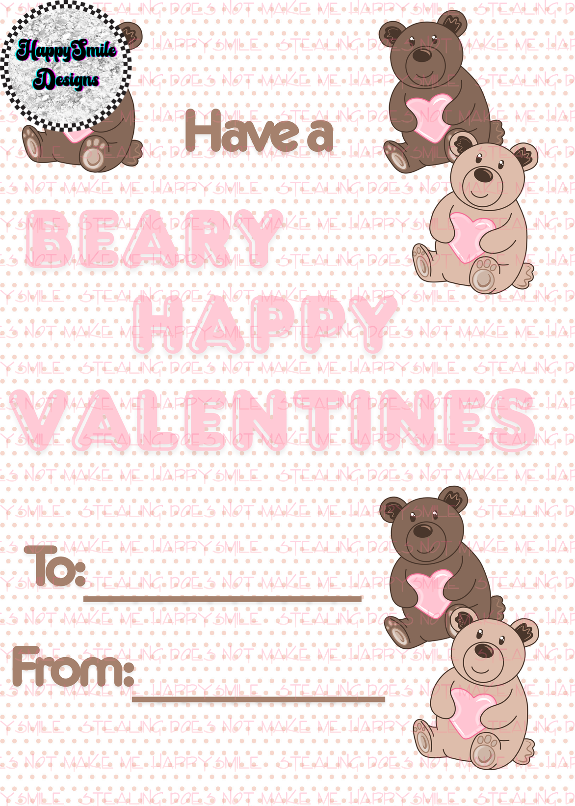 Bear Valentine's Cards