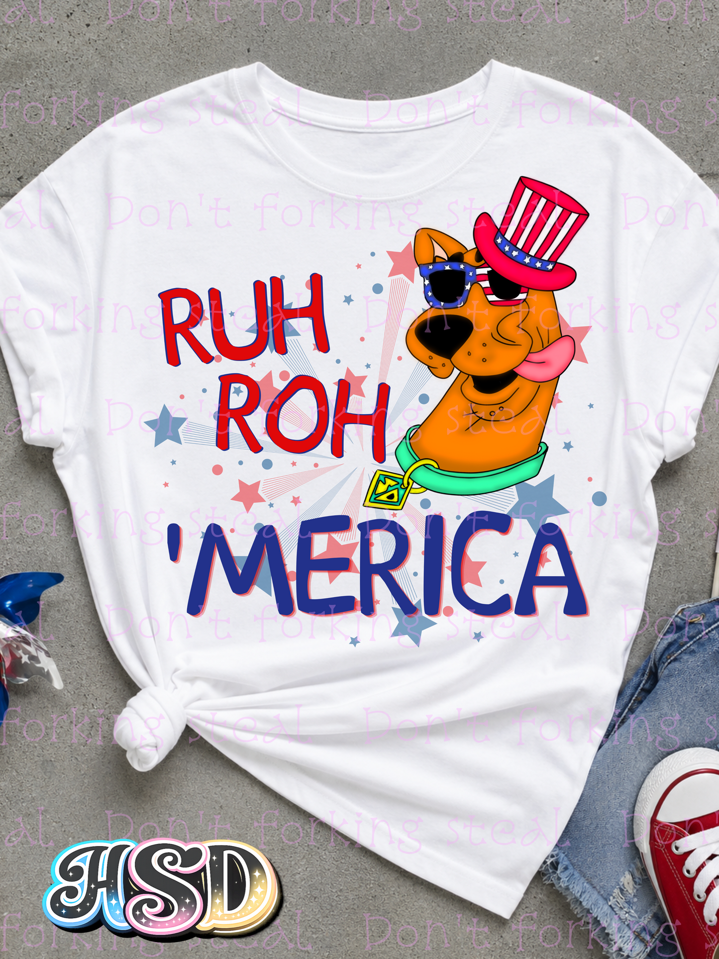 Ruh Roh 'Merica PNG