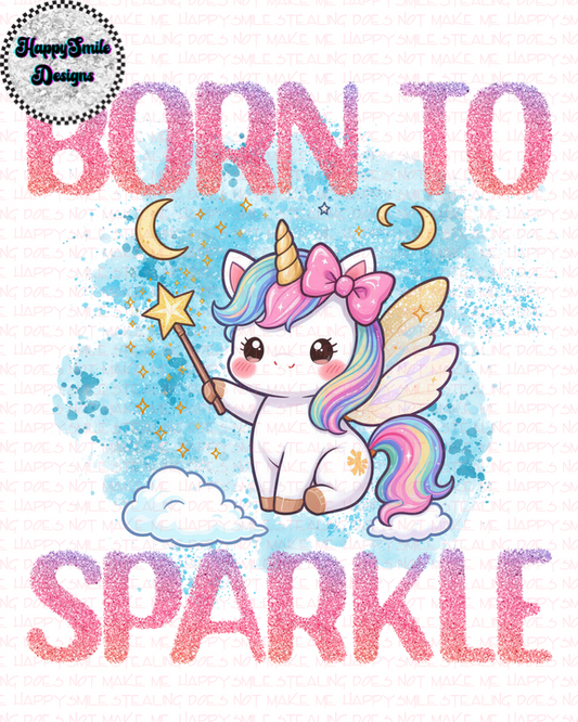 Born to Sparkle PNG
