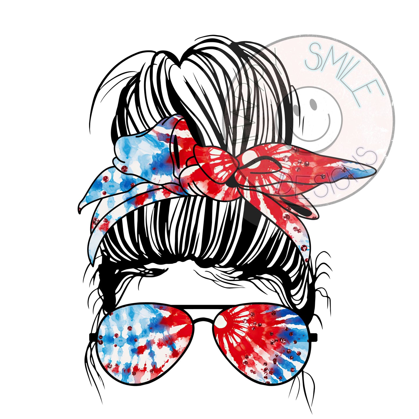 RWB mama bun